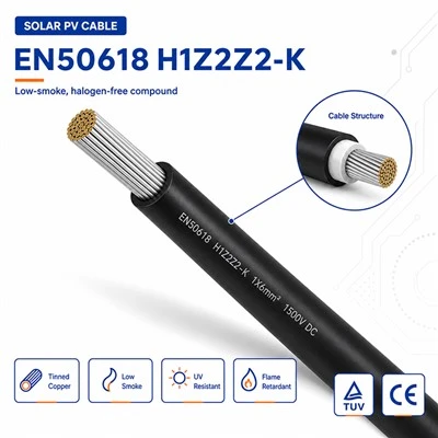 EN50618 H1Z2Z2-K aurinkokaapeli